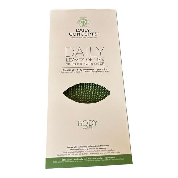 Daily Concepts Daily Leaves of Life Silicone Scrubber NEW - Picture 3 of 4